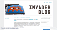 Desktop Screenshot of invaderblog.com