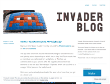 Tablet Screenshot of invaderblog.com